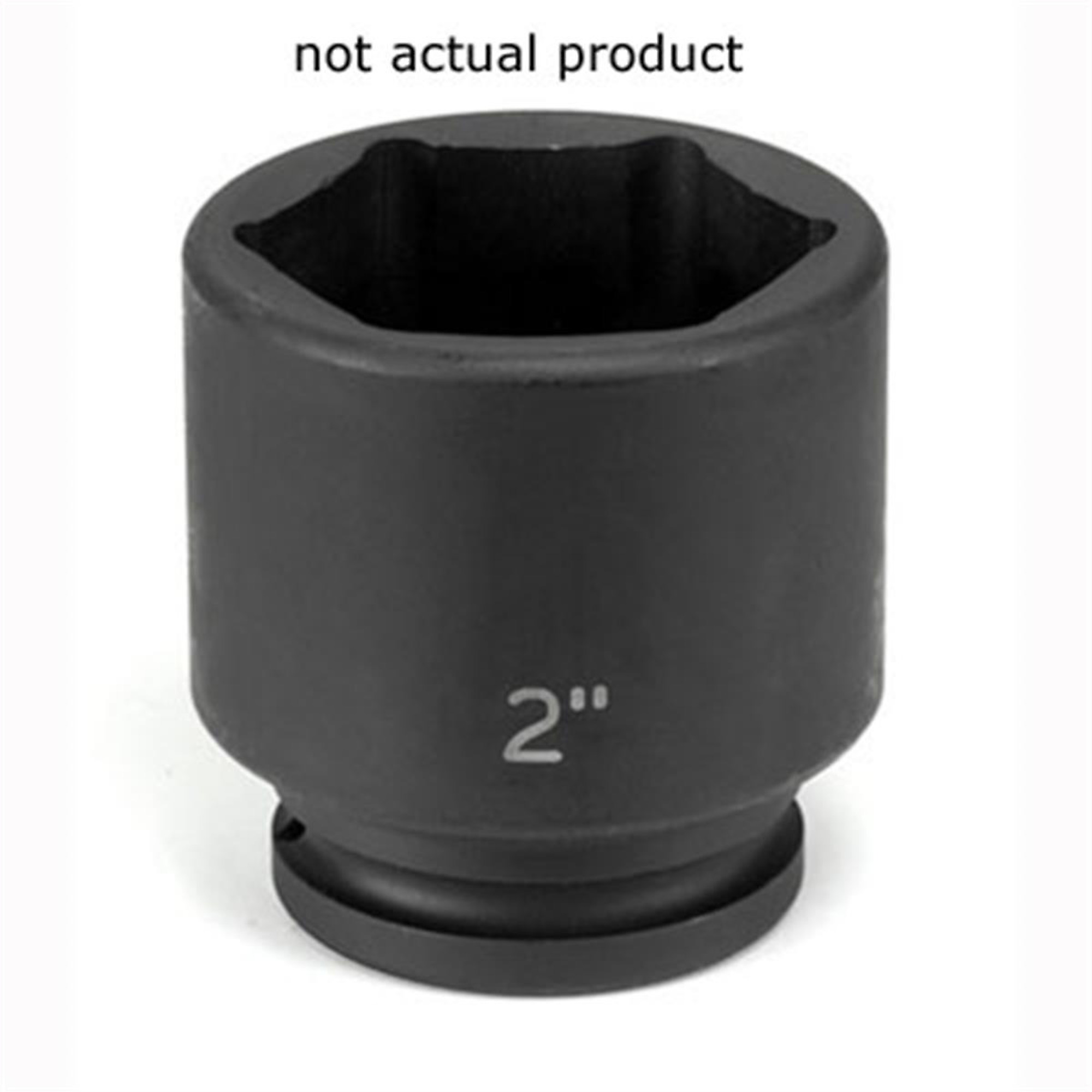 Grey Pneumatic Impact Socket — 2 7/8in., 3/4in. Drive, 6-Point, Model# GRE3092R